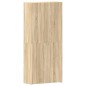 vidaXL Mobile per scarpe Rovere Sonoma 80x35,5x180 cm Legno ingegnerizzato vidaXL Mobile per scarpe Rovere Sonoma 80x35,5x180 cm Legno ingegnerizzato