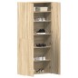 vidaXL Mobile per scarpe Rovere Sonoma 80x35,5x180 cm Legno ingegnerizzato vidaXL Mobile per scarpe Rovere Sonoma 80x35,5x180 cm Legno ingegnerizzato