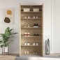 vidaXL Mobile per scarpe Rovere Sonoma 80x35,5x180 cm Legno ingegnerizzato vidaXL Mobile per scarpe Rovere Sonoma 80x35,5x180 cm Legno ingegnerizzato