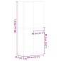 vidaXL Mobile per scarpe Rovere Sonoma 80x35,5x180 cm Legno ingegnerizzato vidaXL Mobile per scarpe Rovere Sonoma 80x35,5x180 cm Legno ingegnerizzato