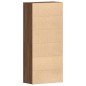 vidaXL Mobile per scarpe in rovere marrone 80x39x180 cm Legno ingegnerizzato