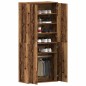 vidaXL Mobile per Scarpe Legno Vecchio 80x39x180 cm Legno Ingegnierizzato vidaXL Mobile per Scarpe Legno Vecchio 80x39x180 cm Legno Ingegnierizzato