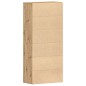 vidaXL Armadio per Scarpe Rovere Artigianale 80x39x180 cm Legno Ingenerizzato vidaXL Armadio per Scarpe Rovere Artigianale 80x39x180 cm Legno Ingenerizzato