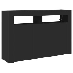 vidaXL Credenza Nera Legno ingegnerizzato 116 x 30 x 75 cm Credenza