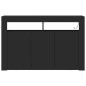 vidaXL Credenza Nera Legno ingegnerizzato 116 x 30 x 75 cm Credenza