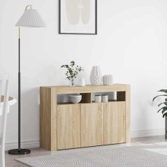 vidaXL Mobile Rovere Sonoma Legno ingegnerizzato 116 x 30 x 75 cm Mobile