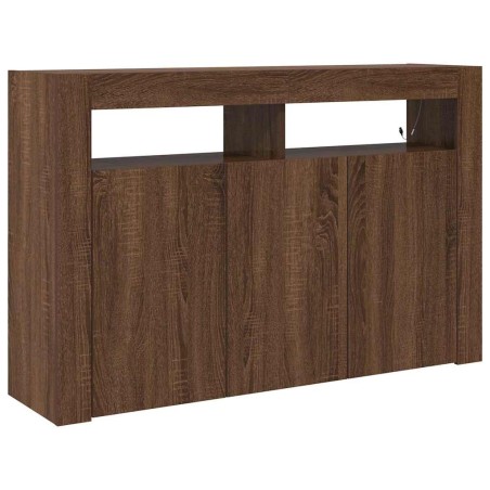 vidaXL Sideboard Rovere Marrone Legno Composito 116 x 30 x 75 cm