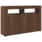 vidaXL Sideboard Rovere Marrone Legno Composito 116 x 30 x 75 cm
