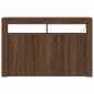 vidaXL Sideboard Rovere Marrone Legno Composito 116 x 30 x 75 cm
