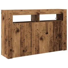 vidaXL Credenza Legno Vecchio Legno Ingegnerizzato 116 x 30 x 75 cm