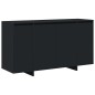 vidaXL Credenza Nera Nera Legno Ingegnerizzato 135 x 41 x 75 cm
