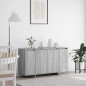 vidaXL Credenza grigia Grigio Sonoma Legno ingegnerizzato 135 x 41 x 75 cm vidaXL Credenza grigia Grigio Sonoma Legno ingegnerizzato 135 x 41 x 75 cm