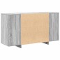 vidaXL Credenza grigia Grigio Sonoma Legno ingegnerizzato 135 x 41 x 75 cm vidaXL Credenza grigia Grigio Sonoma Legno ingegnerizzato 135 x 41 x 75 cm