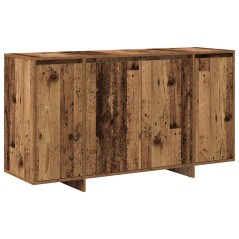 vidaXL Credenza in Legno Vecchio Legno Vecchio Legno massello di recupero