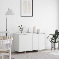 vidaXL Credenza Bianca Bianca Legno Ingegnerizzato 120 x 41 x 75 cm