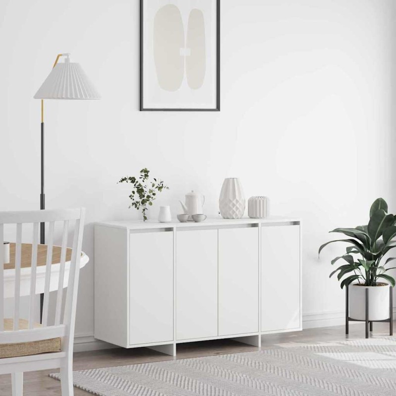 vidaXL Credenza Bianca Bianca Legno Ingegnerizzato 120 x 41 x 75 cm