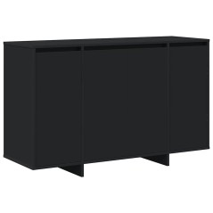 vidaXL Credenza Nera Nero Legno ingegnerizzato 120 x 41 x 75 cm