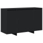 vidaXL Credenza Nera Nero Legno ingegnerizzato 120 x 41 x 75 cm