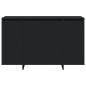 vidaXL Credenza Nera Nero Legno ingegnerizzato 120 x 41 x 75 cm