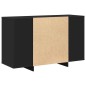 vidaXL Credenza Nera Nero Legno ingegnerizzato 120 x 41 x 75 cm