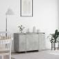 vidaXL Credenza Grigia in Cemento Grigio cemento Legno ingegnerizzato
