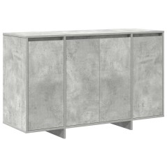 vidaXL Credenza Grigia in Cemento Grigio cemento Legno ingegnerizzato