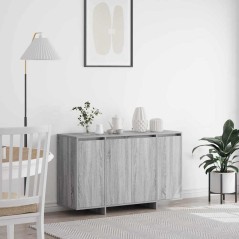 vidaXL Credenza Grigia sonoma Legno ingegnerizzato 120 x 41 x 75 cm