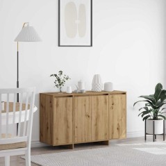 vidaXL Sideboard in rovere Rovere artigianale Legno ingegnerizzato