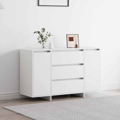 vidaXL Sideboard Bianco 120x41x75 cm Legno ingegnerizzato