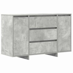 vidaXL Mobile Concreto Grigio 120x41x75 cm Legno ingegnerizzato