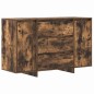 vidaXL Sideboard in Rovere Affumicato 120x41x75 cm in Legno Ingegnerizzato