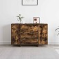 vidaXL Sideboard in Rovere Affumicato 120x41x75 cm in Legno Ingegnerizzato