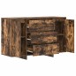 vidaXL Sideboard in Rovere Affumicato 120x41x75 cm in Legno Ingegnerizzato