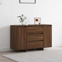 vidaXL Sideboard Marrone Rovere 120x41x75 cm Legno ingegnerizzato