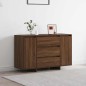 vidaXL Sideboard Marrone Rovere 120x41x75 cm Legno ingegnerizzato