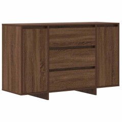 vidaXL Sideboard Marrone Rovere 120x41x75 cm Legno ingegnerizzato