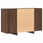 vidaXL Sideboard Marrone Rovere 120x41x75 cm Legno ingegnerizzato