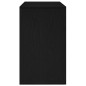 vidaXL Sideboard Nero Rovere 120x41x75 cm in Legno ingegnerizzato