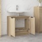 Armadietto Bagno Rovere Sonoma 64,5x33,5x59cm Legno Multistrato Armadietto Bagno Rovere Sonoma 64,5x33,5x59cm Legno Multistrato
