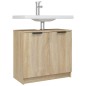 Armadietto Bagno Rovere Sonoma 64,5x33,5x59cm Legno Multistrato Armadietto Bagno Rovere Sonoma 64,5x33,5x59cm Legno Multistrato