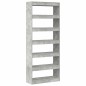 vidaXL Mobile Libreria/Divisore Grigio Cemento 80x30x198 cm vidaXL Mobile Libreria/Divisore Grigio Cemento 80x30x198 cm