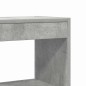 vidaXL Mobile Libreria/Divisore Grigio Cemento 80x30x198 cm vidaXL Mobile Libreria/Divisore Grigio Cemento 80x30x198 cm