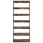 vidaXL Armadio/Libreria in Rovere Affumicato 80x30x198 cm