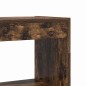 vidaXL Armadio/Libreria in Rovere Affumicato 80x30x198 cm