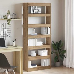vidaXL Armadio/Separatore in Rovere Fatti a Mano 80x30x198 cm