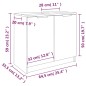 Armadietto Bagno Rovere Sonoma 64,5x33,5x59cm Legno Multistrato Armadietto Bagno Rovere Sonoma 64,5x33,5x59cm Legno Multistrato