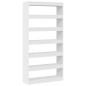 vidaXL Libreria Bianca Bianca Legno ingegnerizzato 100 x 30 x 198 cm vidaXL Libreria Bianca Bianca Legno ingegnerizzato 100 x 30 x 198 cm