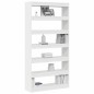 vidaXL Libreria Bianca Bianca Legno ingegnerizzato 100 x 30 x 198 cm vidaXL Libreria Bianca Bianca Legno ingegnerizzato 100 x 30 x 198 cm