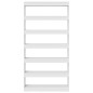 vidaXL Libreria Bianca Bianca Legno ingegnerizzato 100 x 30 x 198 cm vidaXL Libreria Bianca Bianca Legno ingegnerizzato 100 x 30 x 198 cm