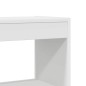 vidaXL Libreria Bianca Bianca Legno ingegnerizzato 100 x 30 x 198 cm vidaXL Libreria Bianca Bianca Legno ingegnerizzato 100 x 30 x 198 cm
